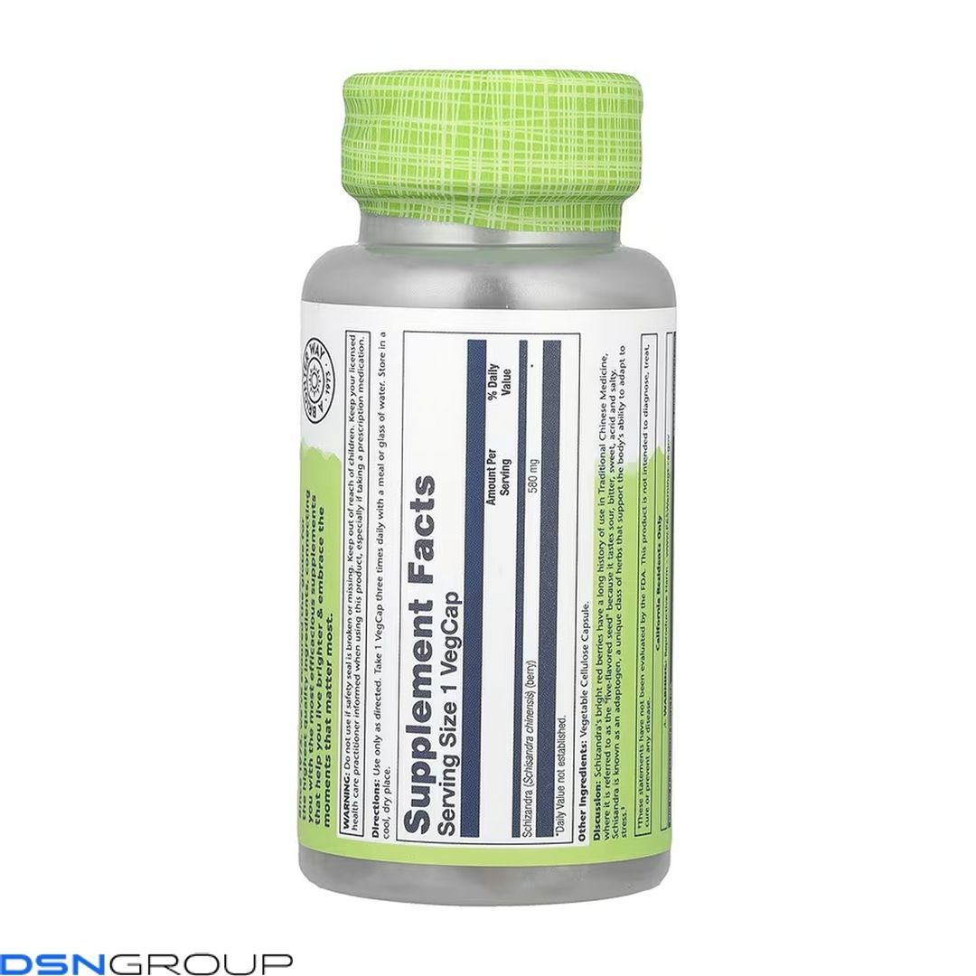 Schizandra Berry 580mg - 100 vcaps