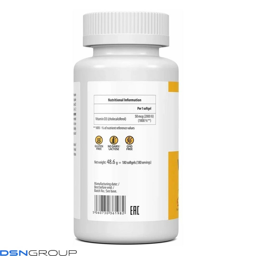 Vitamin D3 600 IU - 120 softgels