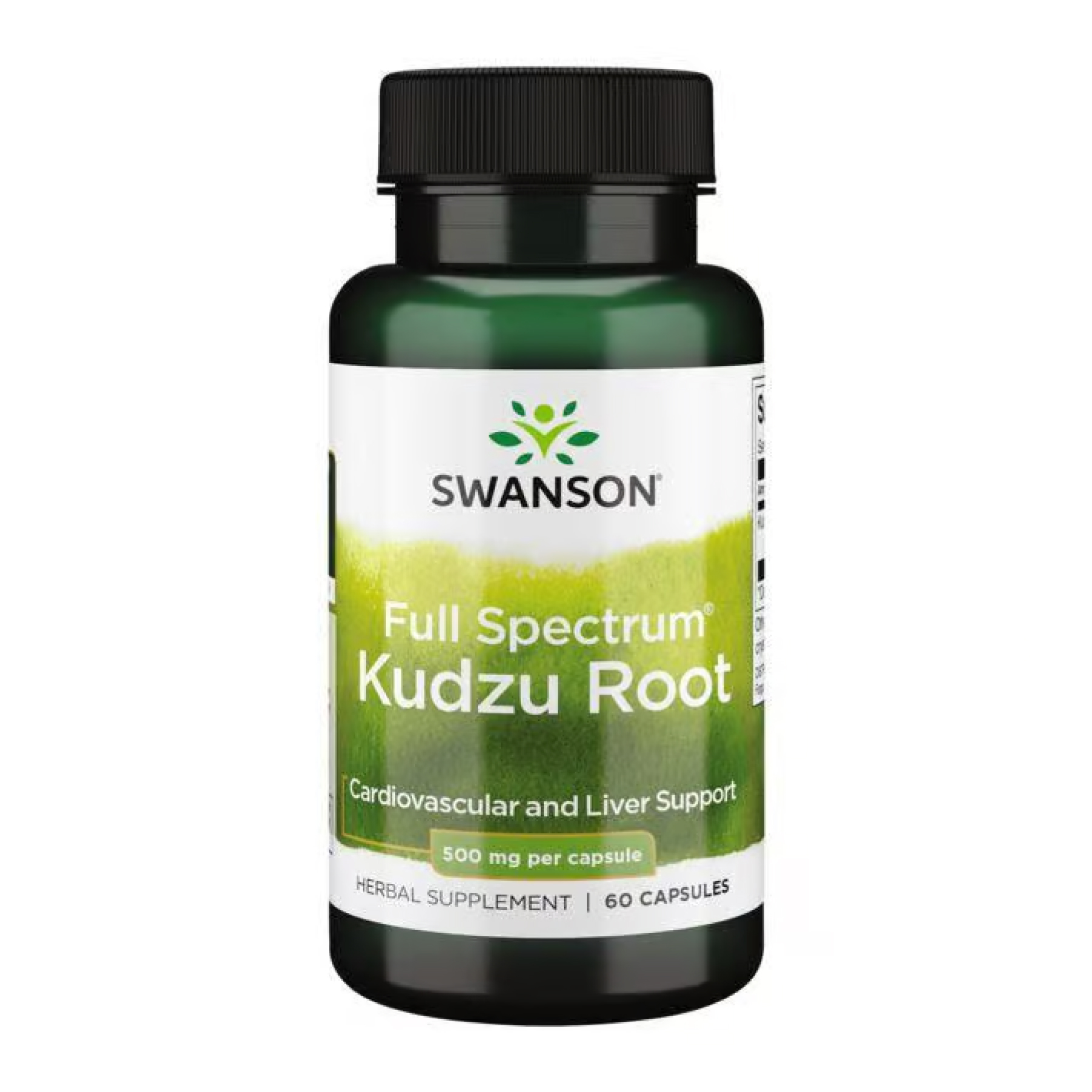 Swanson Full Spectrum Kudzu Root (корінь пуерарії) 500 мг, 60 капсул