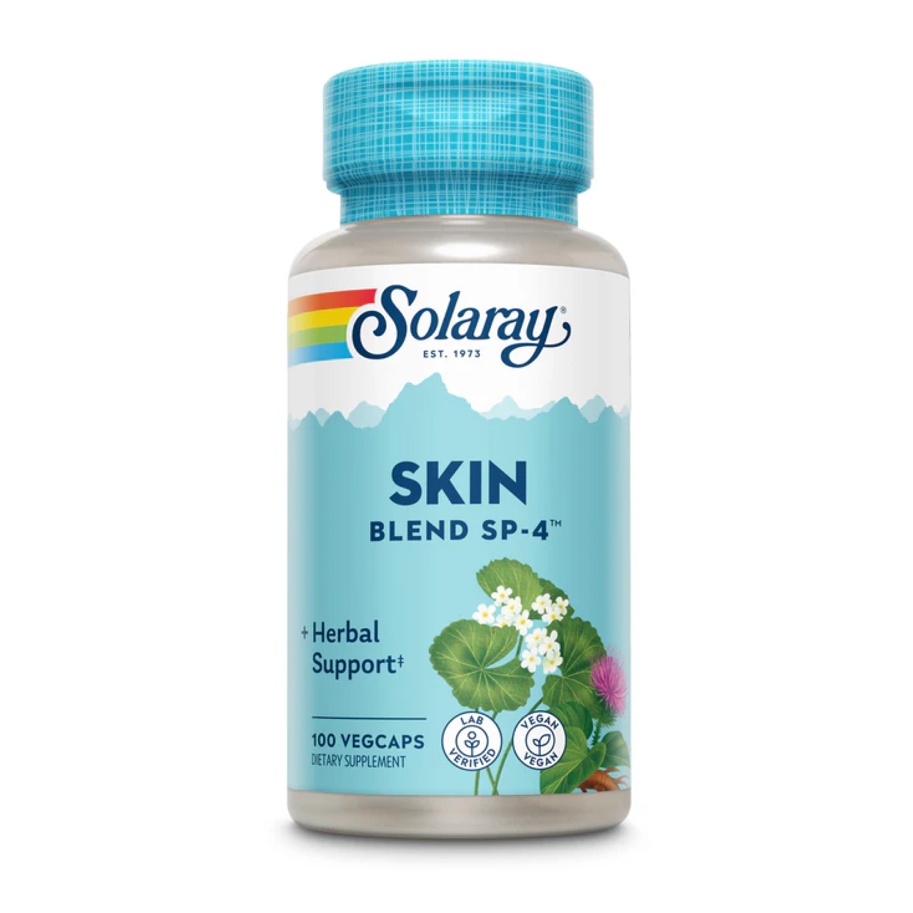 Solaray Skin Blend SP-4 — комплекс для шкіри, 100 капсул