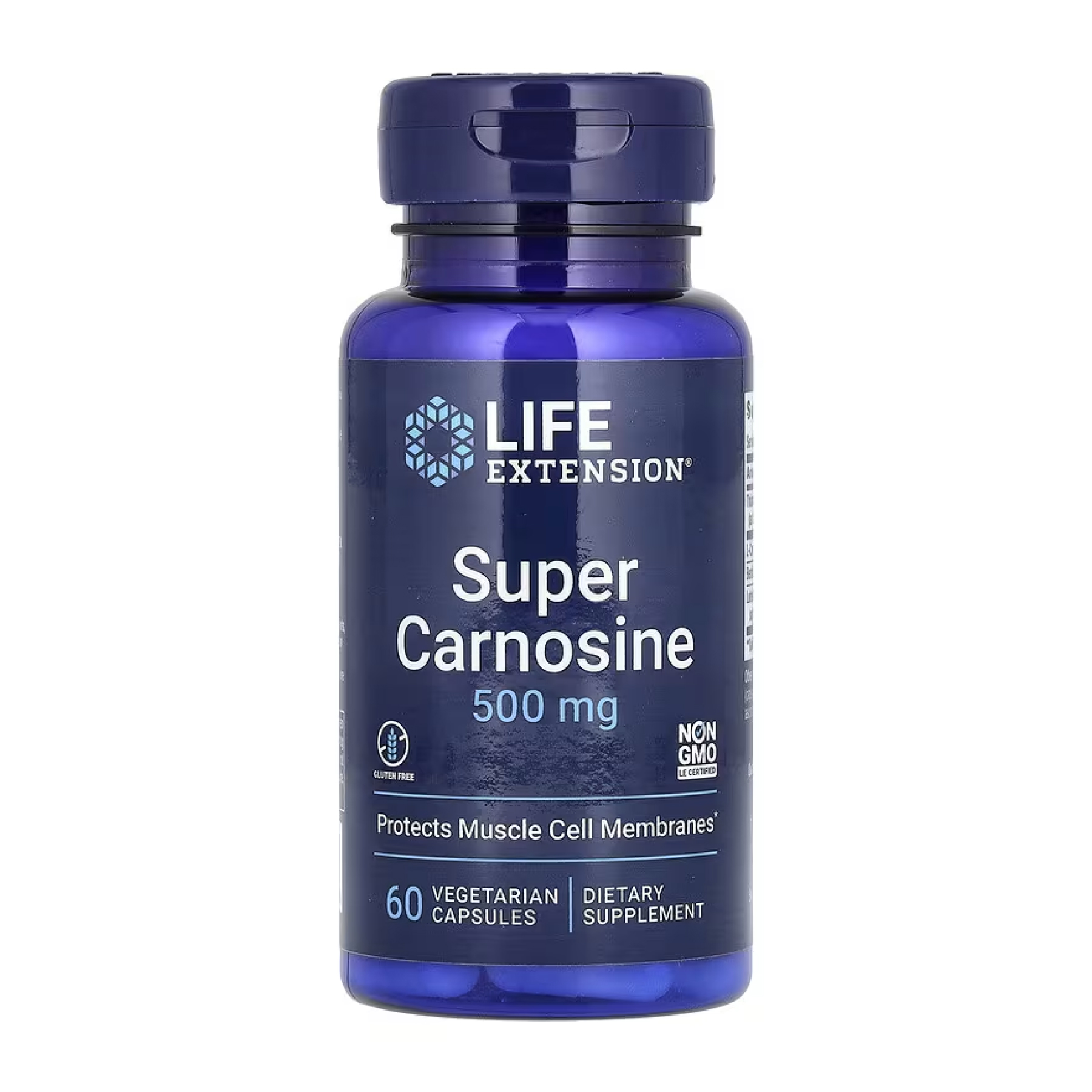 Суперкарнозин Life Extension, 500 мг, 60 капсул