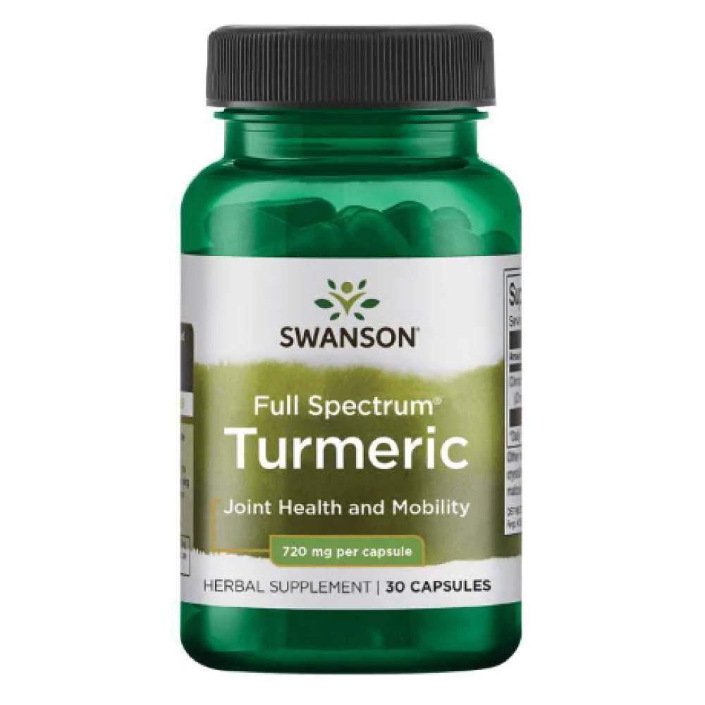 Turmeric 720mg - 30cap (Повреждена банка)