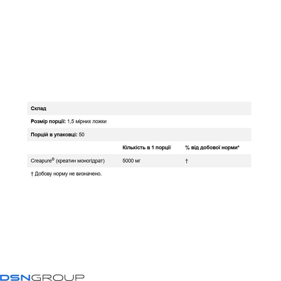 Creapure&reg; Creatine Monohydrate - 250g