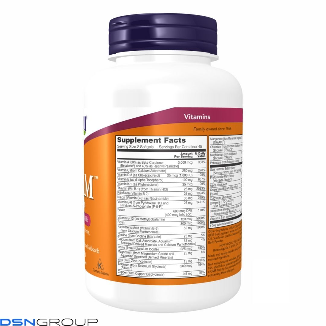 (12.02 Очікування) Adam Men's Multi - 180 Softgels