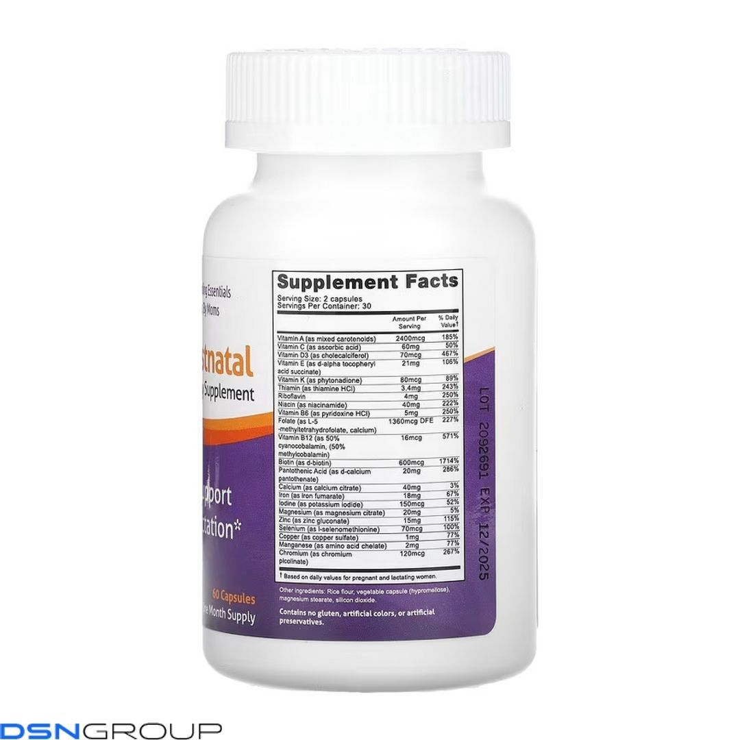 Milkies Nursing Postnatal Breastfeeding Multivitamin - 60 caps