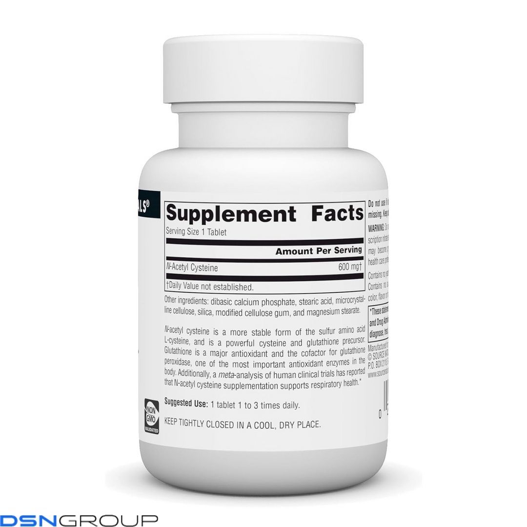 N-Acetyl Cysteine 600mg - 30 tabs