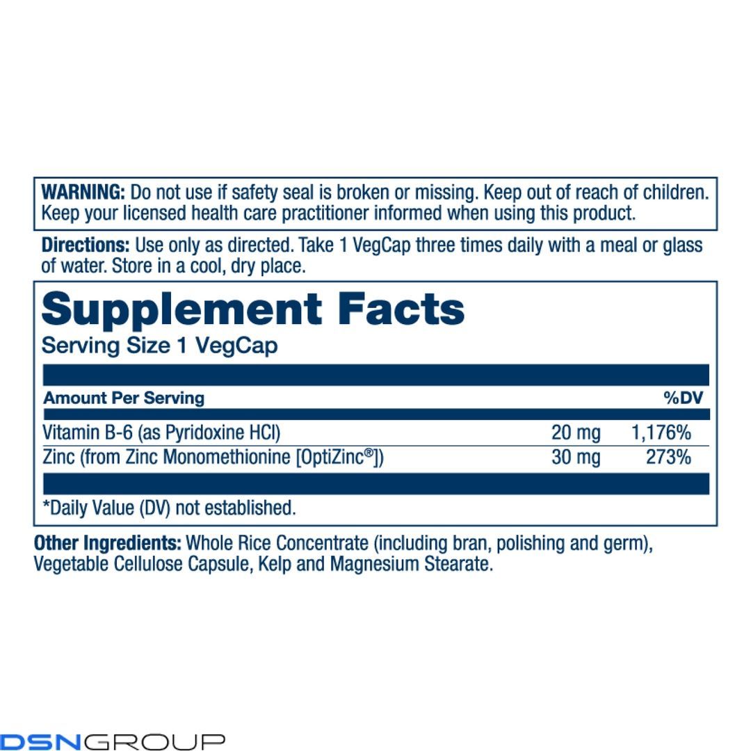 Opti Zinc 30mg - 60 vcaps