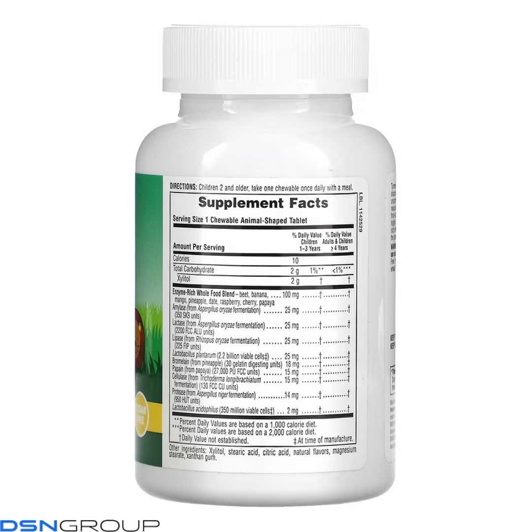 Kids Tummy Zyme Chewable - 90 tabs