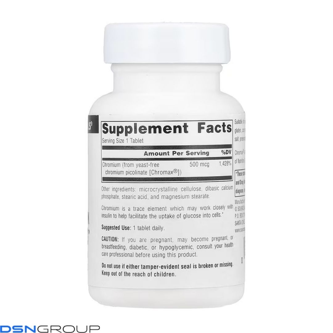 Ultra Chromium Picolinate 500&trade; 500 mcg - 60 tabs