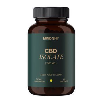 CBD Isolate 1500 mg - 60 softgels (Повреждена пломба)