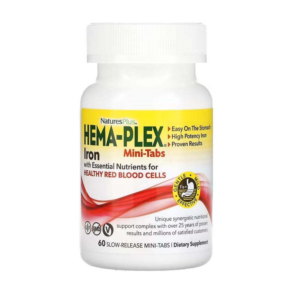 Hema-Plex - 60 mini-tabs (Повреждена пломба)