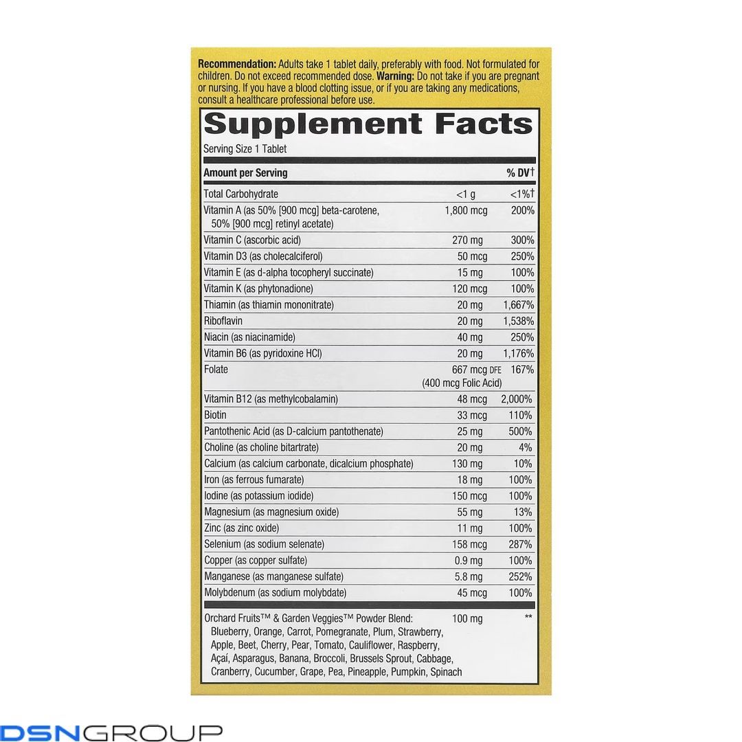 Adult Ultra Potency Multi - 60 tabs 2022-10-1056 фото Adult Ultra Potency Multi - 60 tabs