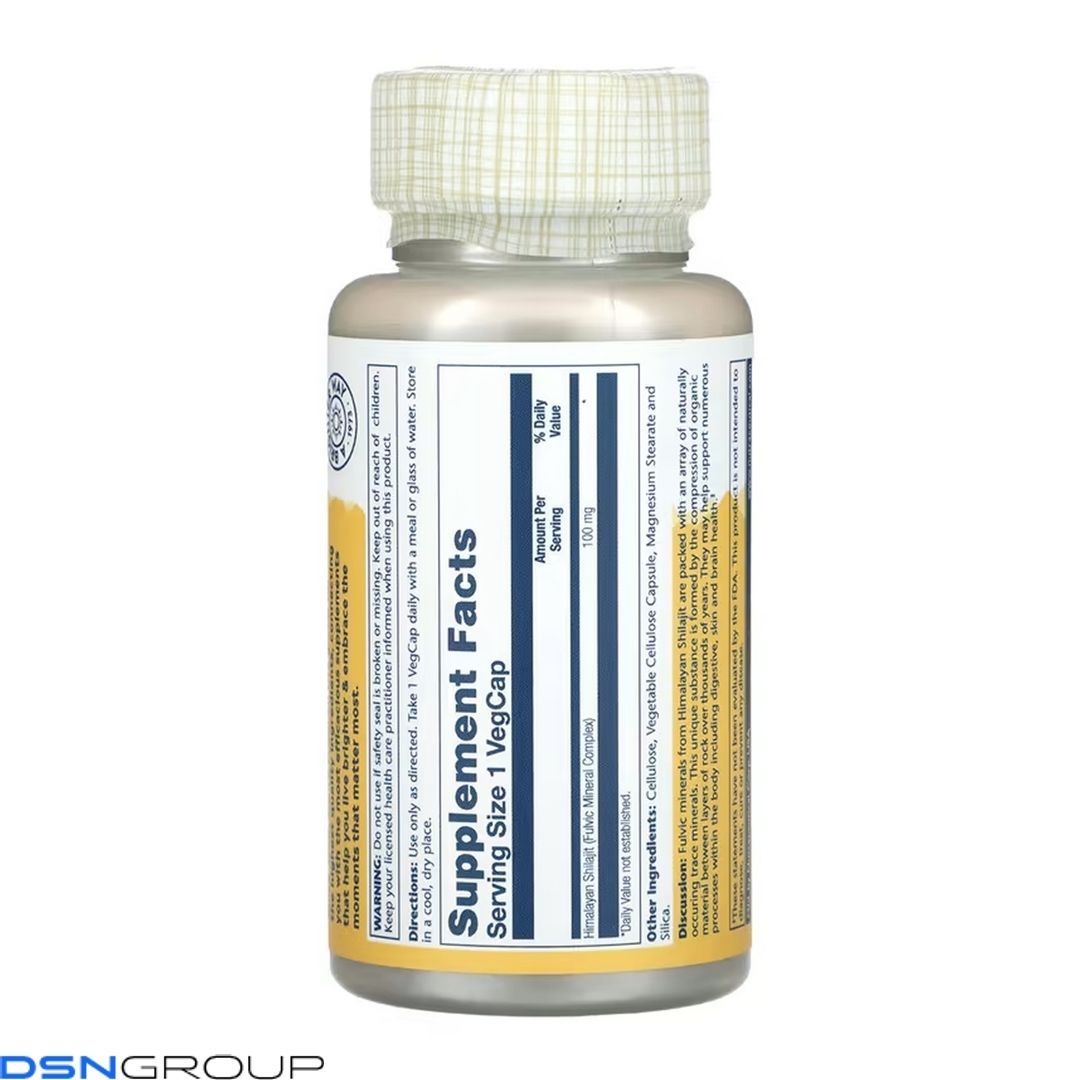 Fulvic Minerals 100mg - 30 vcaps