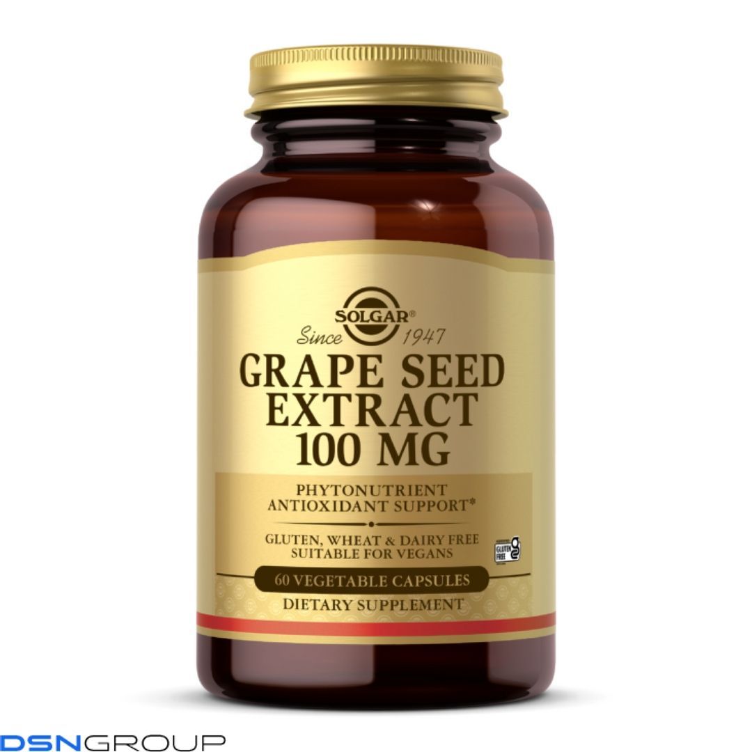 Grape Seed Extract 100mg - 60 vcaps 2022-10-1532 фото Grape Seed Extract 100mg - 60 vcaps