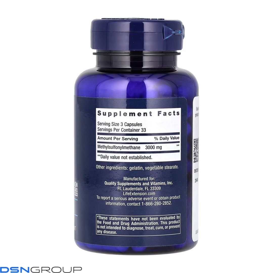 MSM 1000 mg - 100 caps