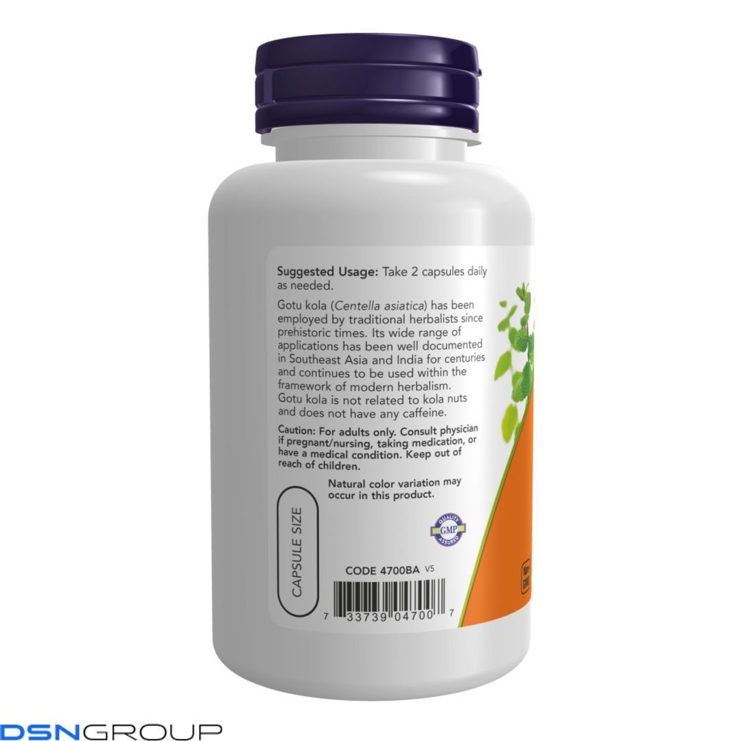 Gotu Kola 450mg - 100 vcaps 2022-10-0710 фото Gotu Kola 450mg - 100 vcaps