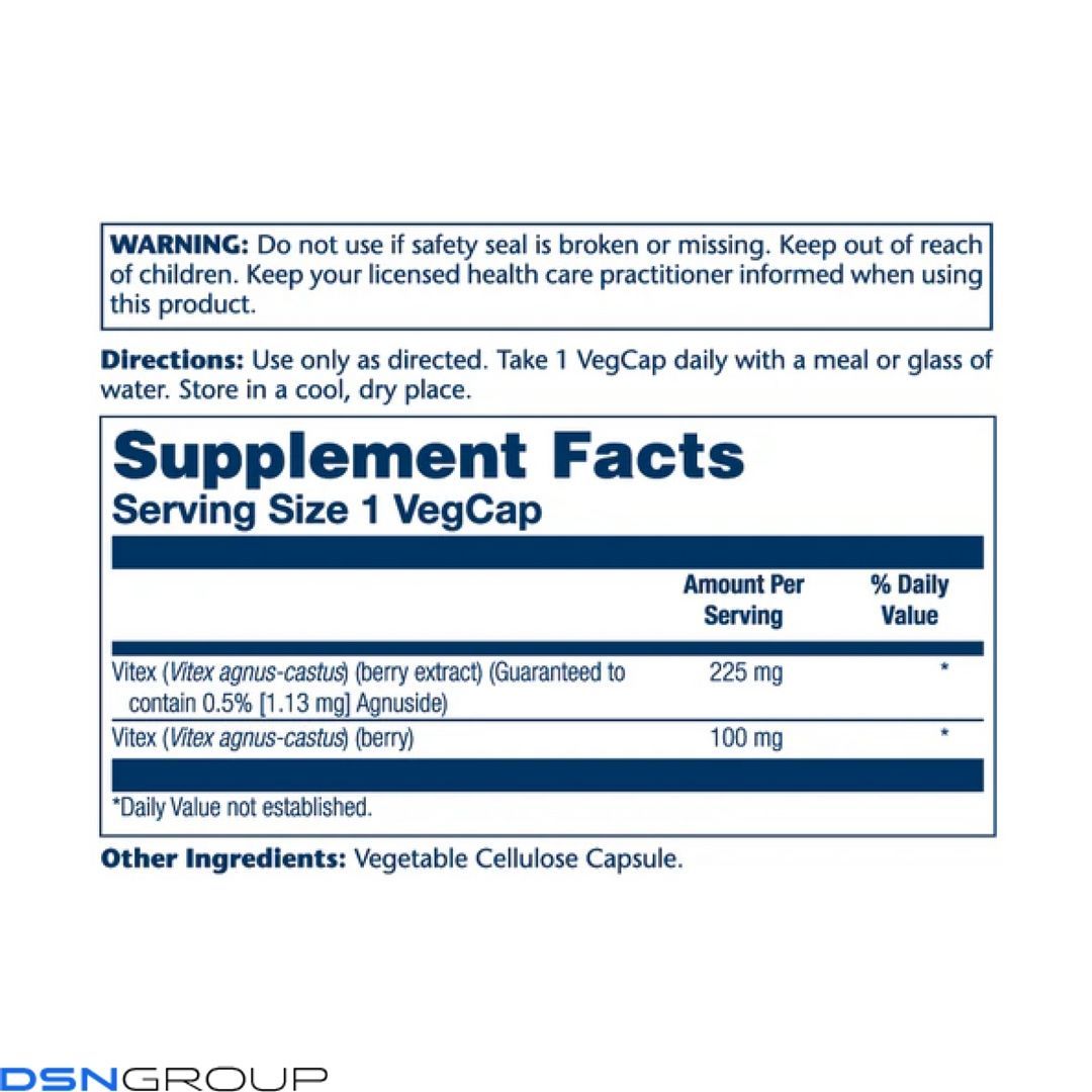 Vitex Chaste Berry Extract 225mg - 60 vcaps