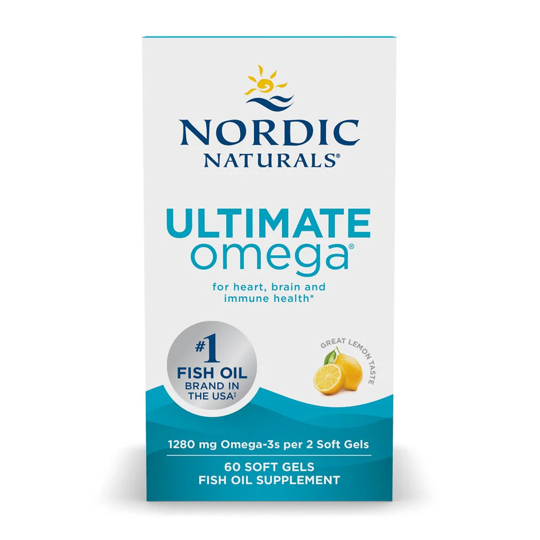 Nordic Naturals Ultimate Omega омега-3, 60 капсул — арт. 2023-10-5954