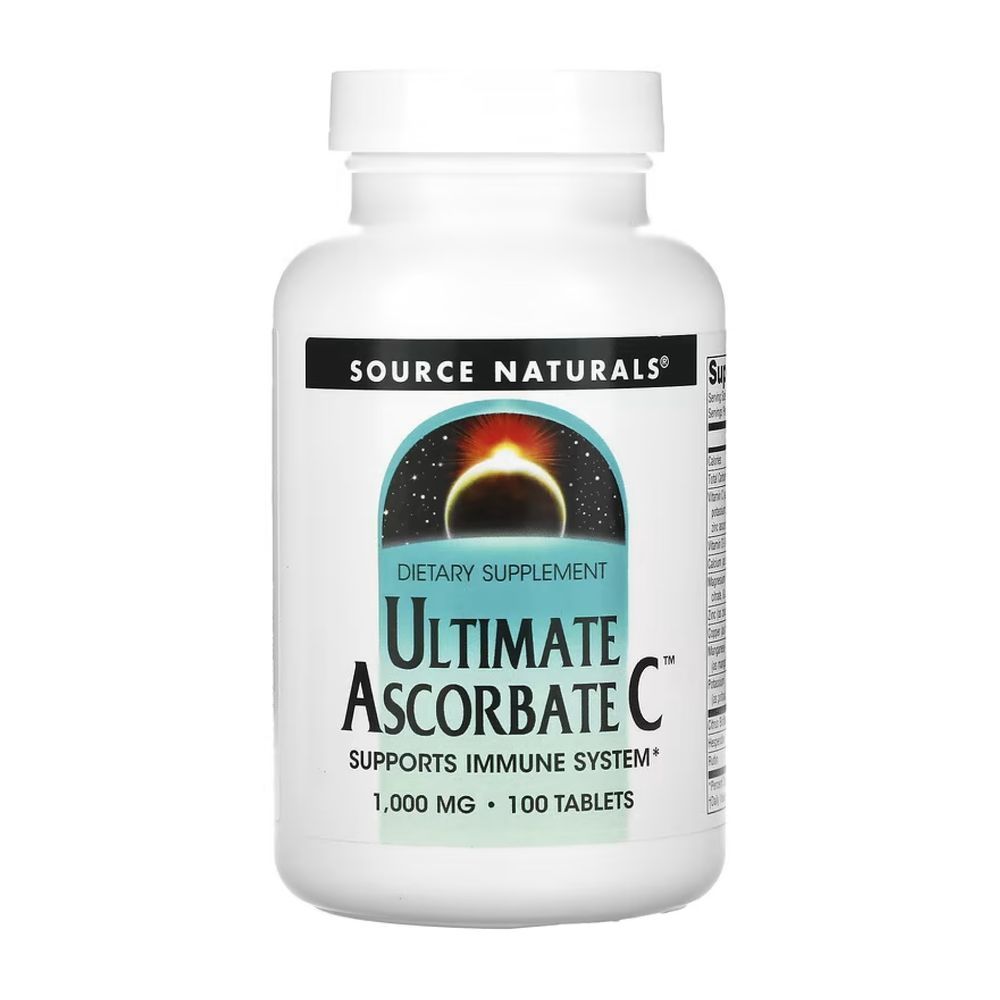Ultimate Ascorbate C&trade; 1000mg - 100 tabs (Пошкоджена етикетка)