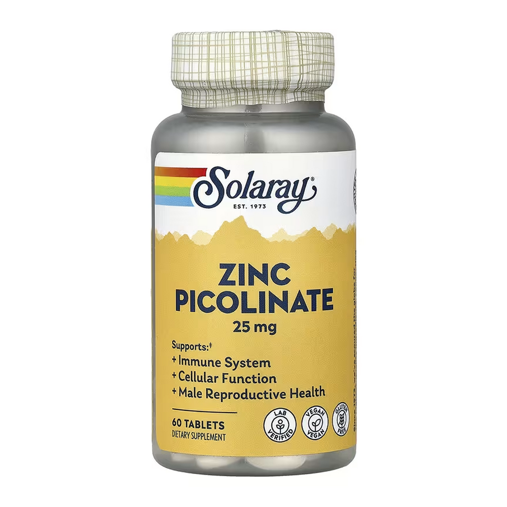 Zinc Picolinate 25mg - 60 tabs