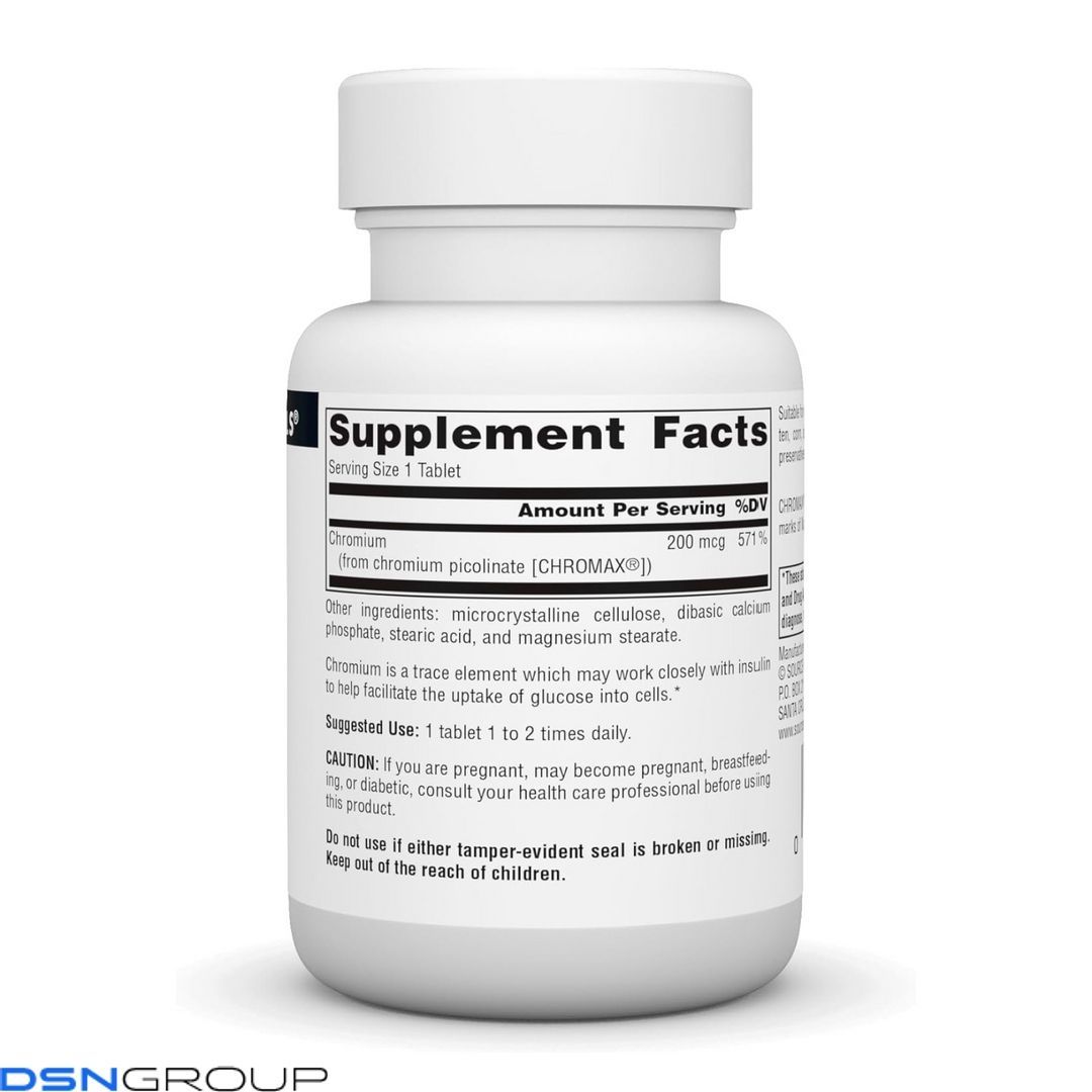 Chromium Picolinate 200 mcg Yeast Free - 120 tabs
