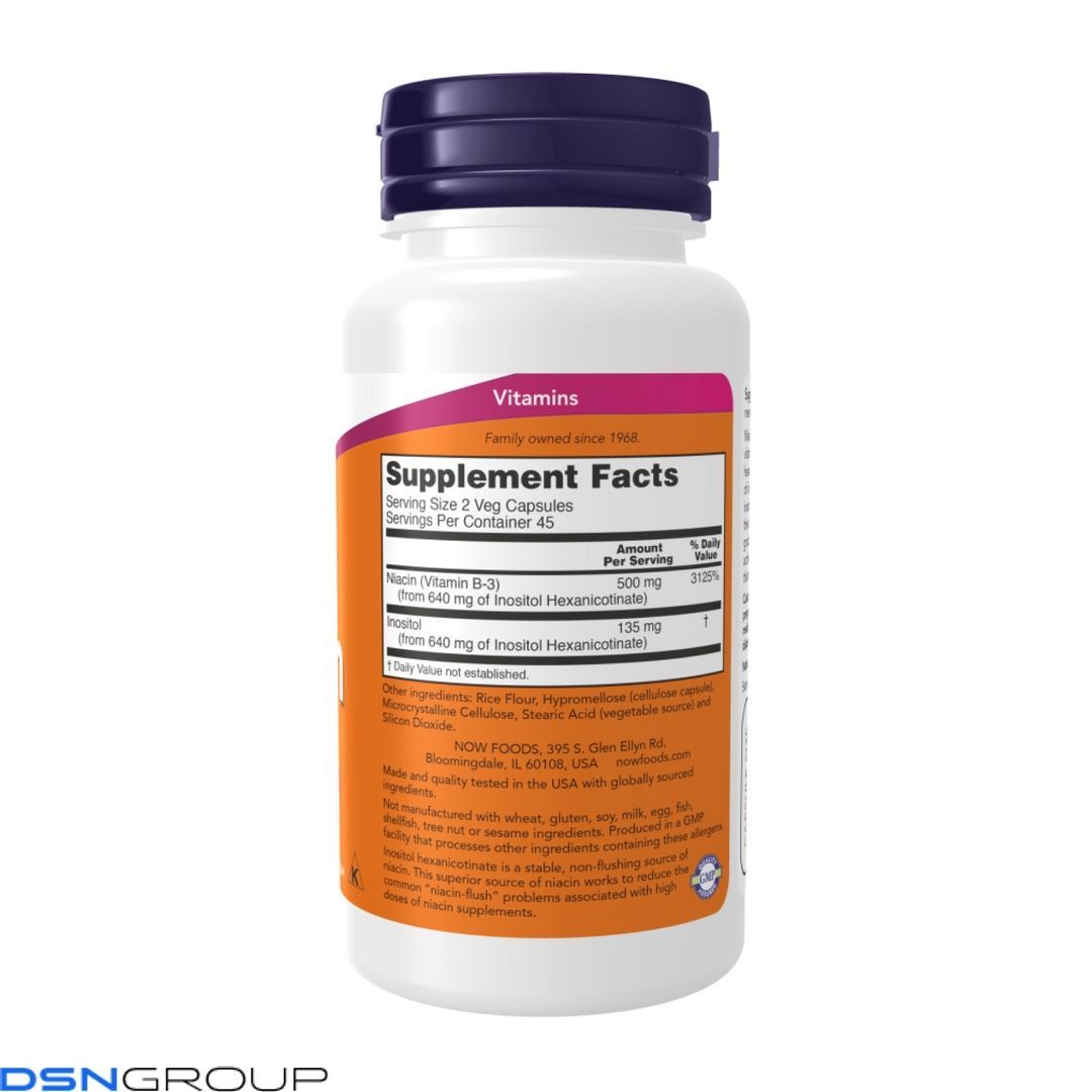Flush-Free Niacin 250mg - 180 vcaps