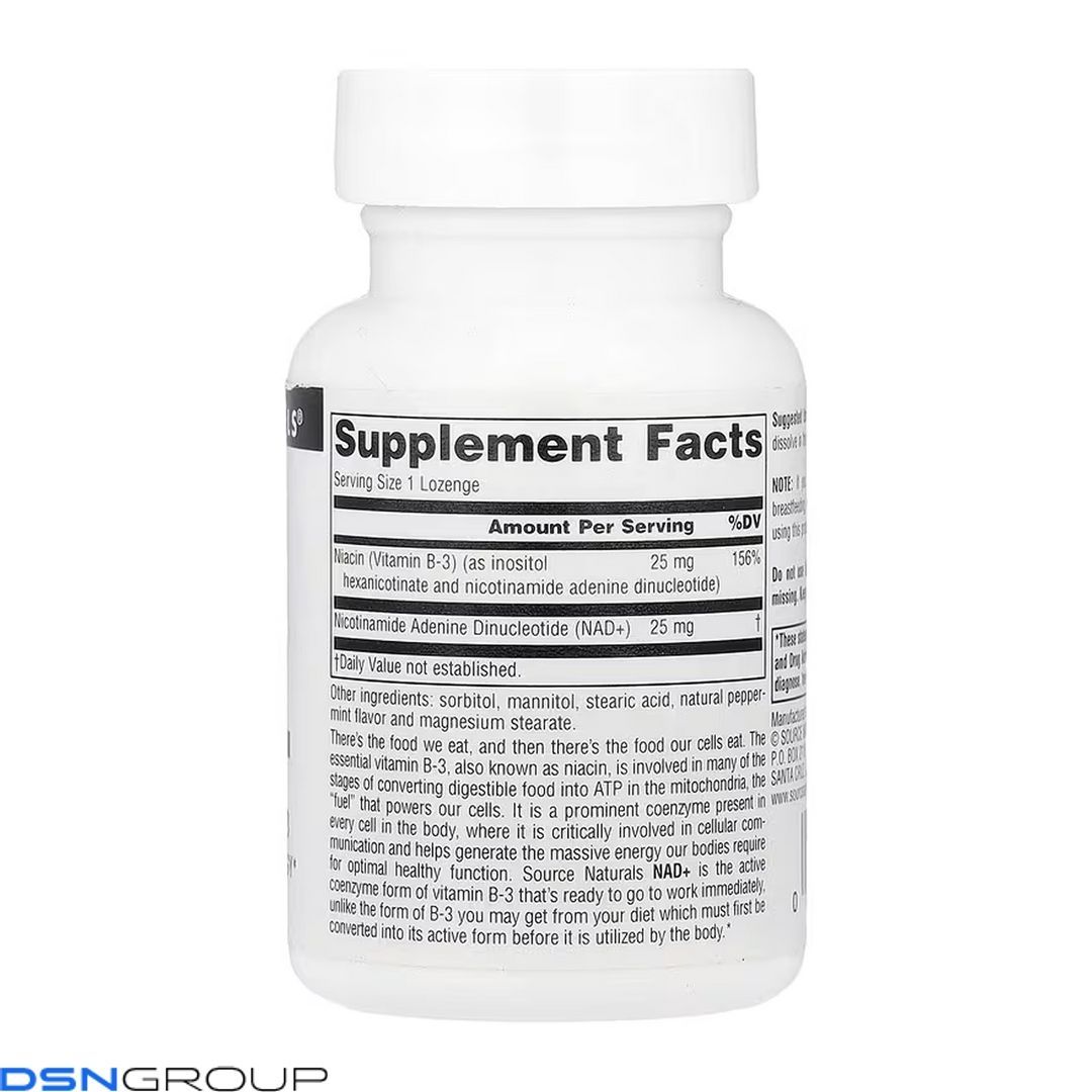NAD+ Coenzymated&trade; B-3 - 30 Lozenges