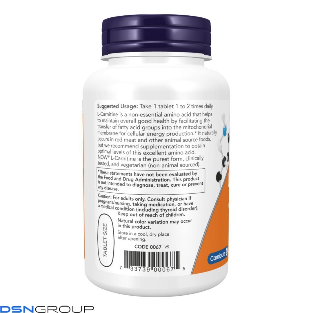 L-Carnitine 1000mg - 100 tabs