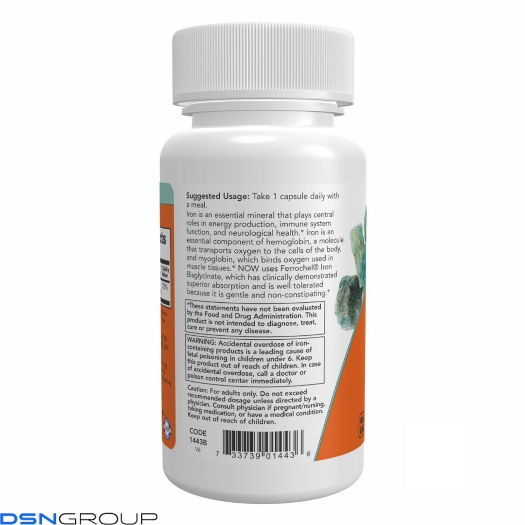Iron 18mg Ferrochel - 120 vcaps