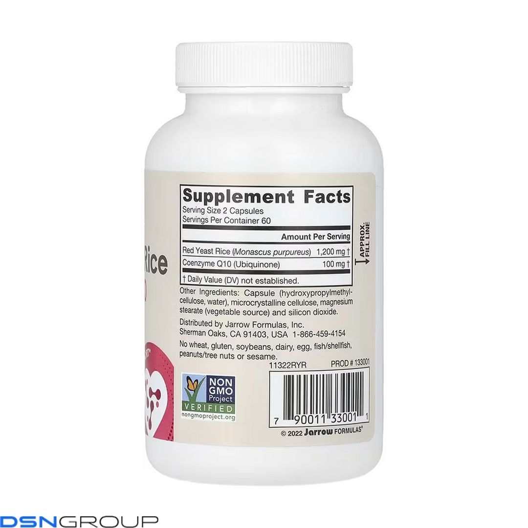 Red Yeast Rice + Co-Q10 600mg - 120 vcaps