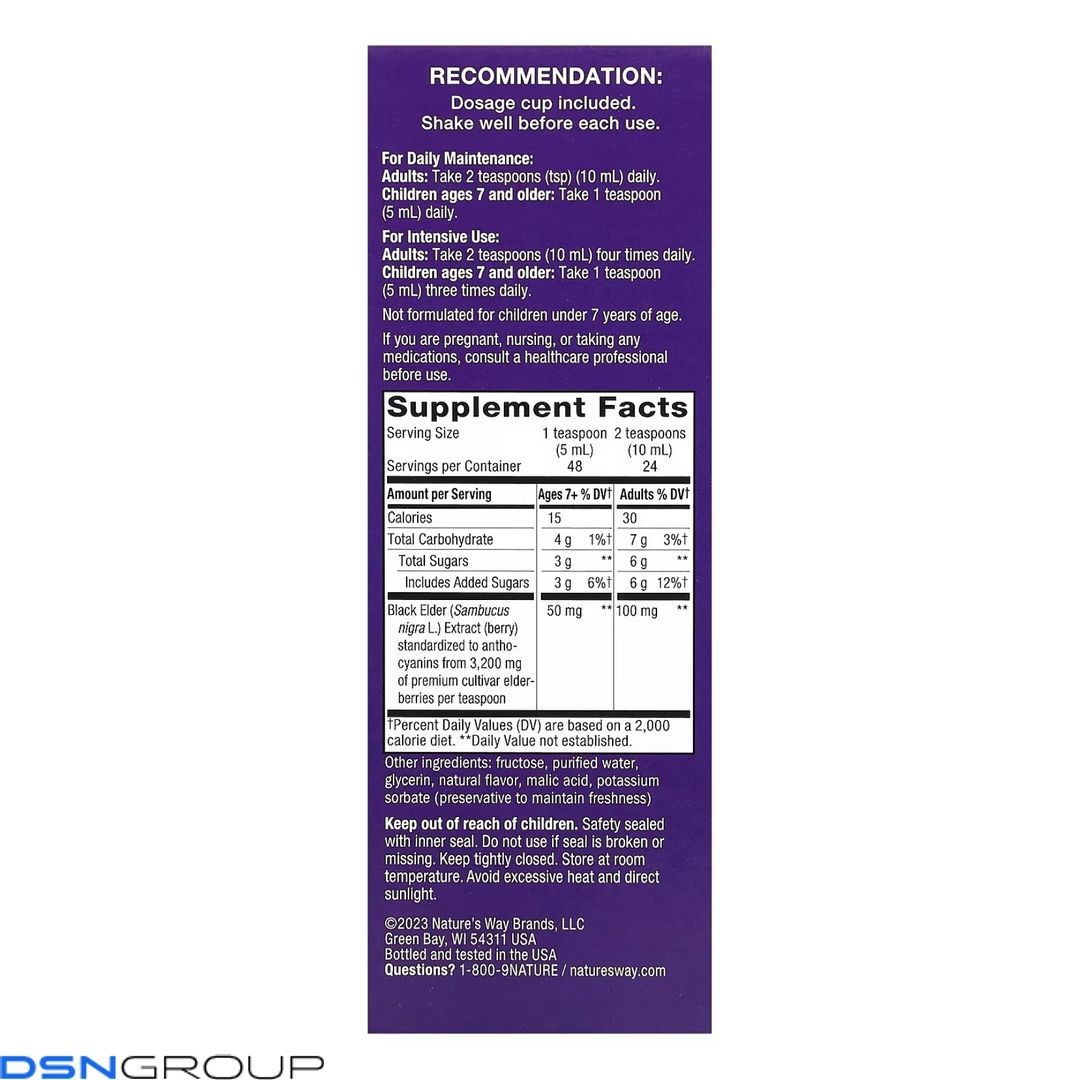 Sambucus Original Syrup - 8 oz