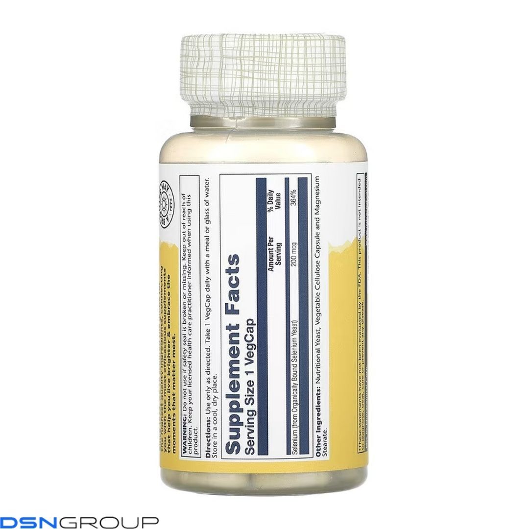 Selenium 200mcg - 100 caps