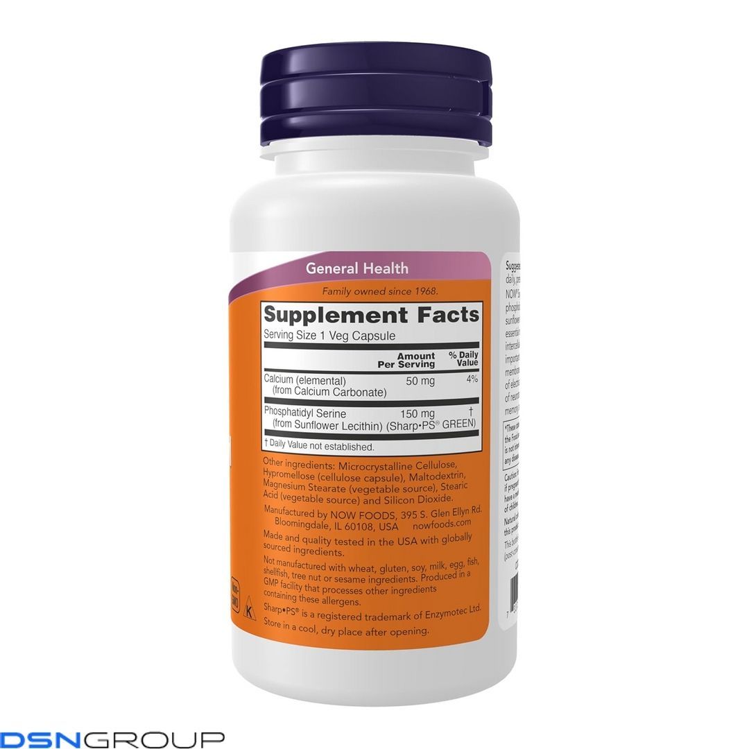 Soy-Free Phosphatidyl Serine 150mg - 60 vcaps