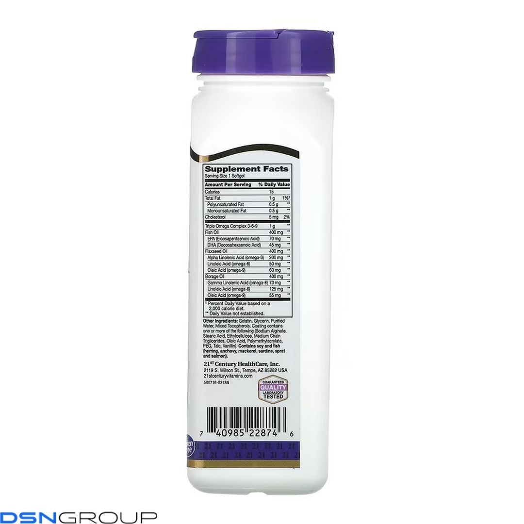 Triple Omega Complex Enteric Coated - 90 softgels