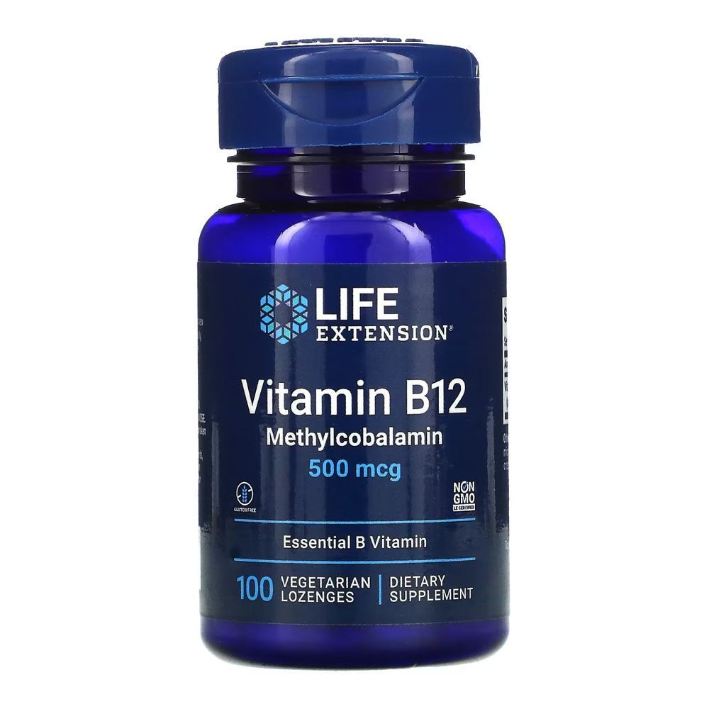 B12 500 mcg - 100 lozenges (Повреждена банка)