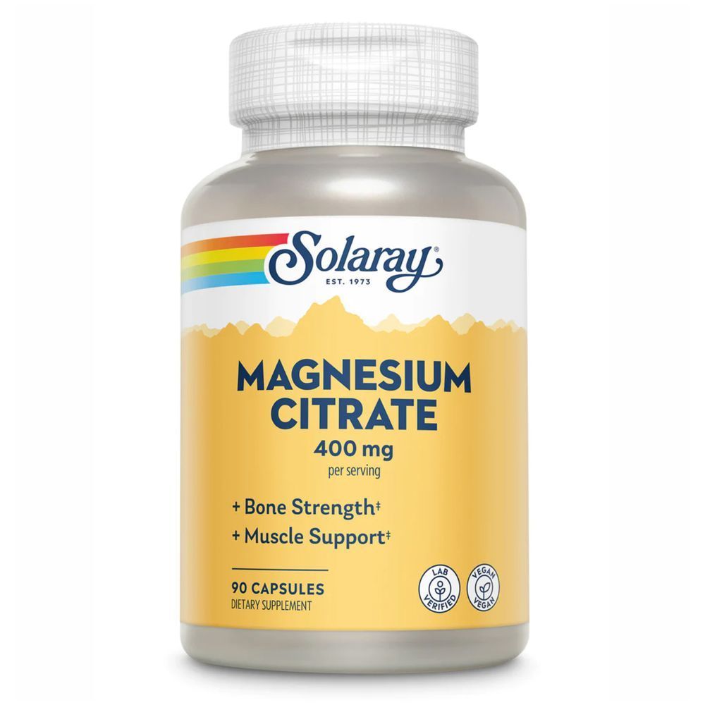 Magnesium Citrate 400mg - 90 vcaps (Повреждена банка)