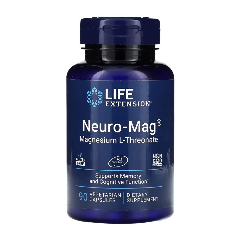 Neuro-Mag&reg; Magnesium L-Threonate - 90 vcaps (Повреждена банка)