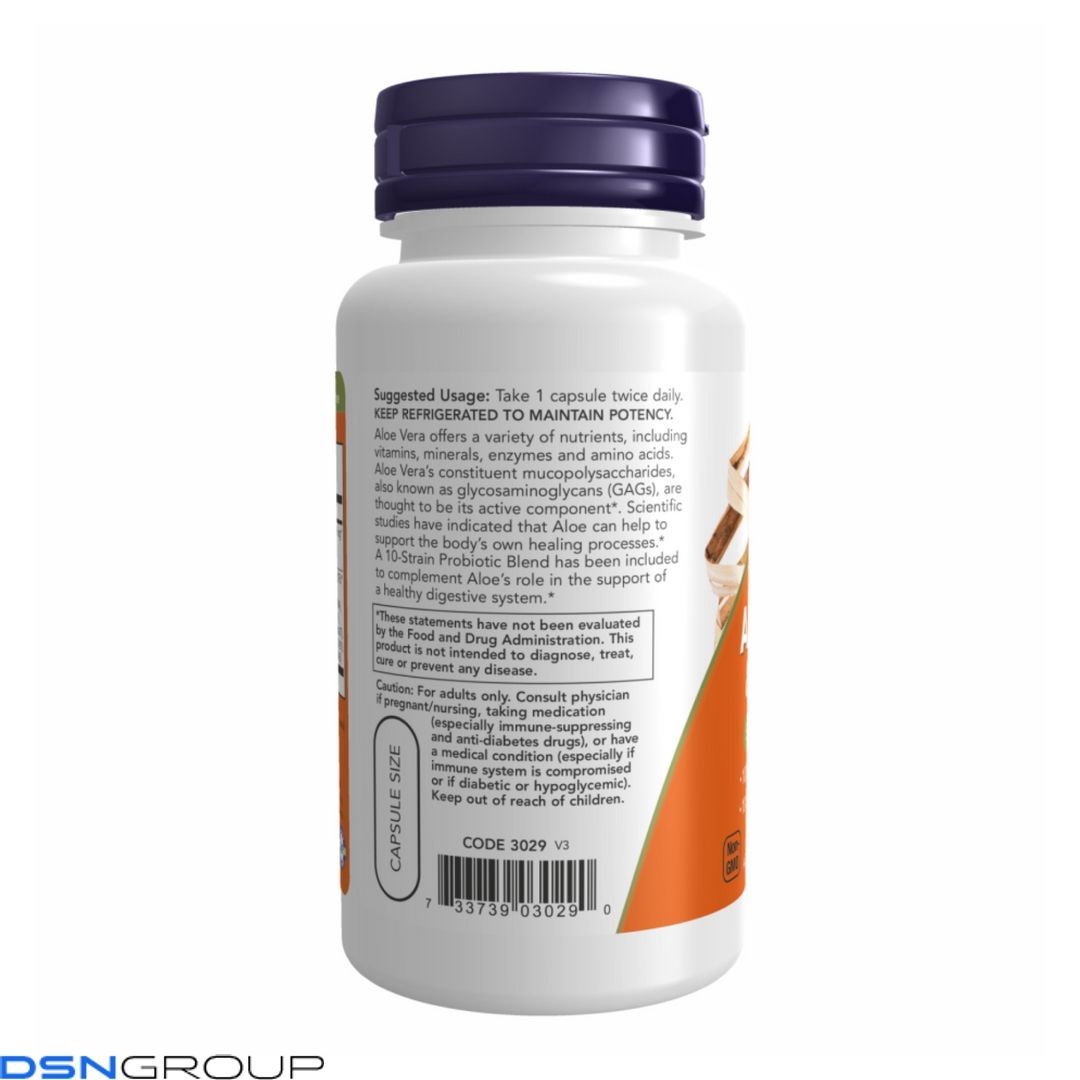 Aloe Vera 10000 & Probiotics - 60 vcaps 2022-10-1421 фото Aloe Vera 10000 & Probiotics - 60 vcaps