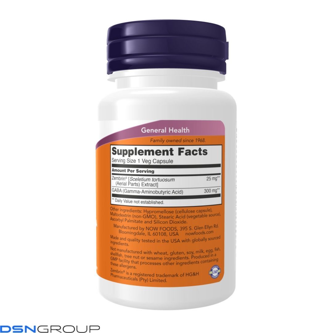Calm & Focus with Zembrin&reg; & GABA - 60 vcaps