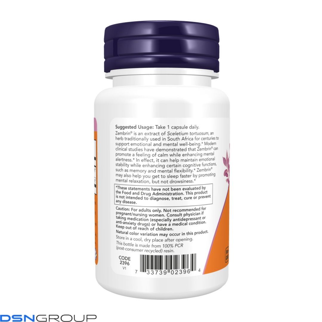 Calm & Focus with Zembrin&reg; & GABA - 60 vcaps
