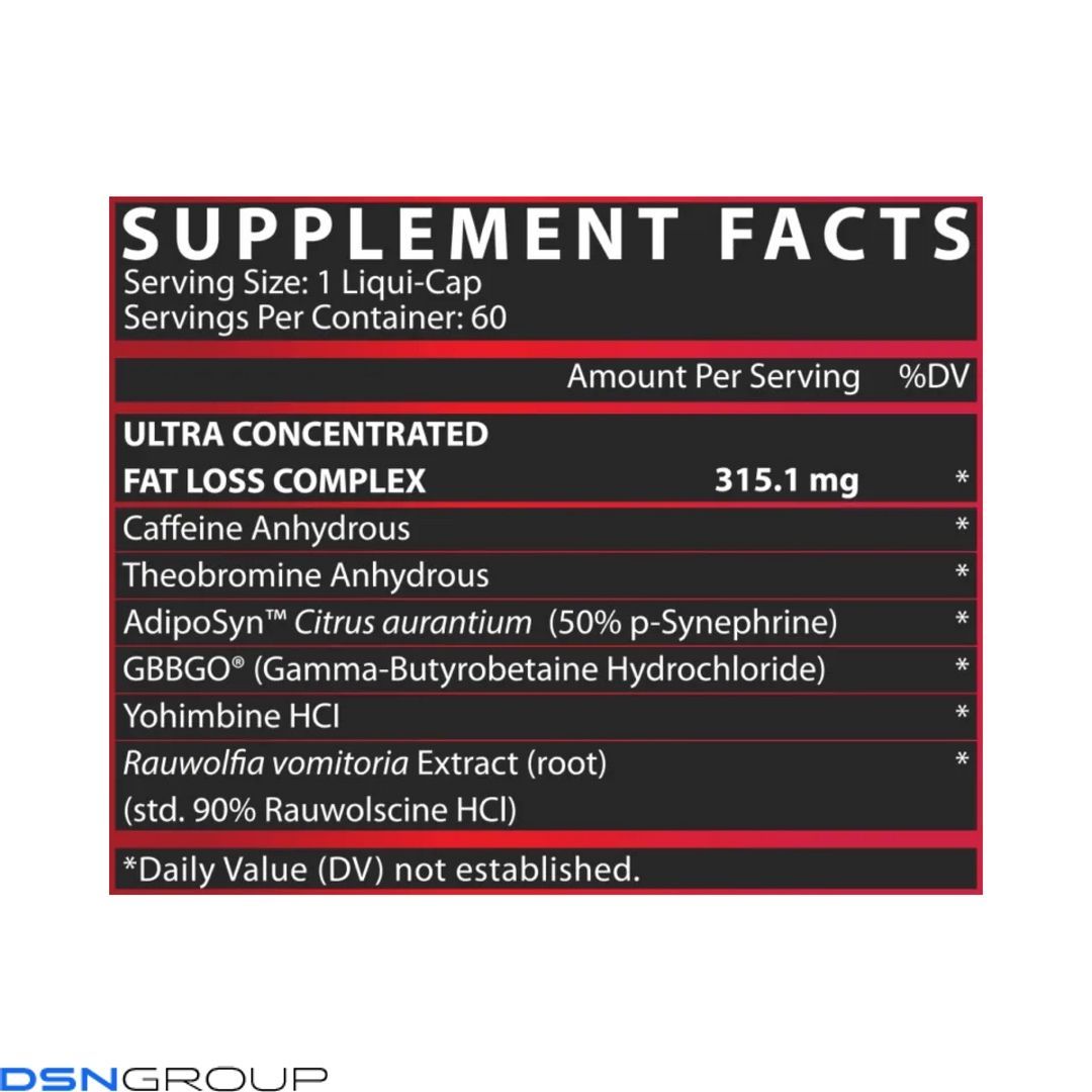 Lipo 6 Black Ultra Concentrate - 60 caps (EU version)