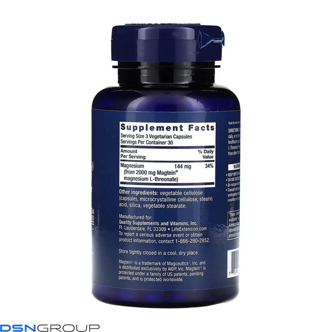 Neuro-Mag&reg; Magnesium L-Threonate - 90 vcaps (Повреждена банка)