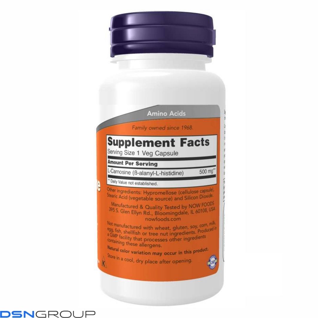 Carnosine 500mg - 100 vcaps