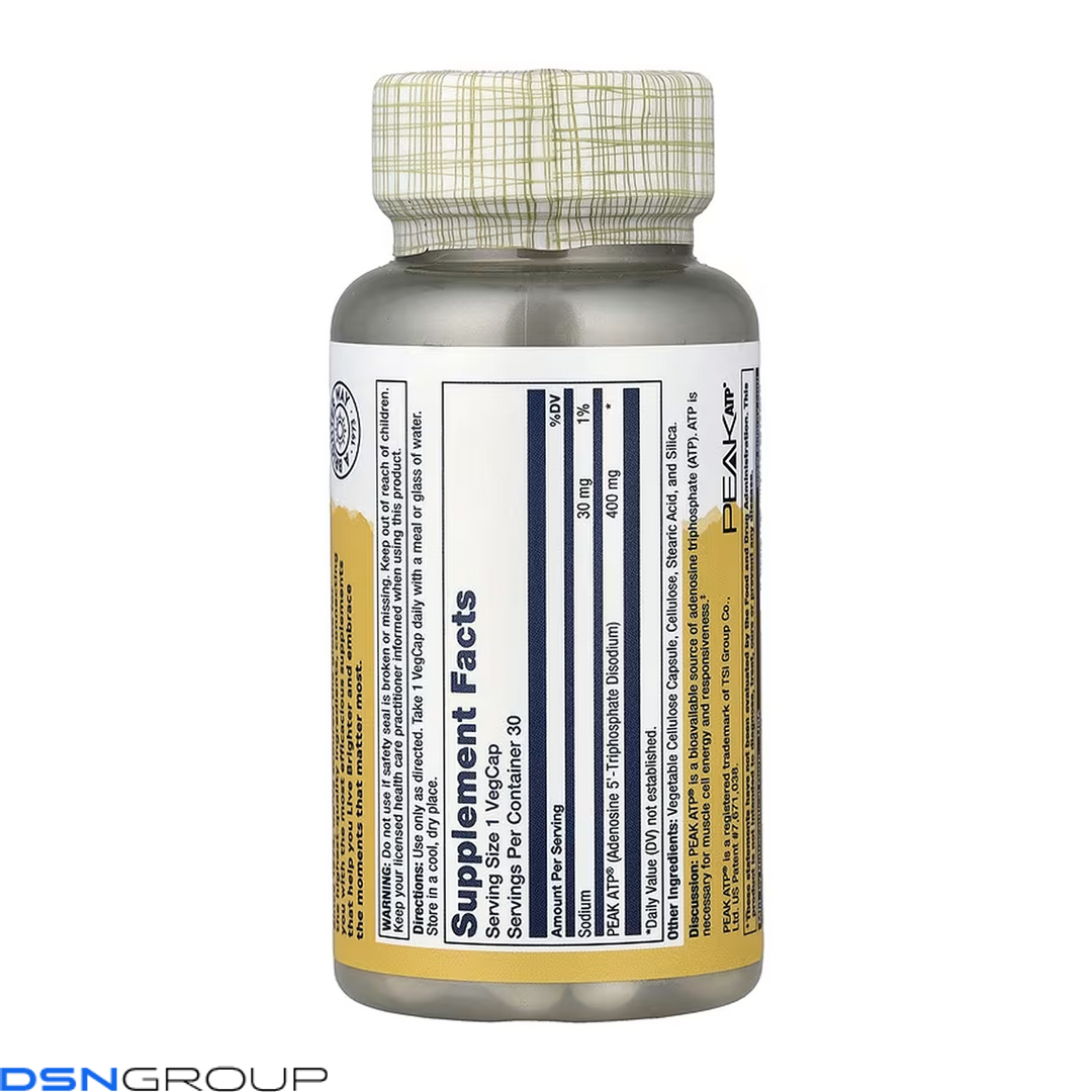 Peak ATP&reg; 400 mg - 30 vcaps