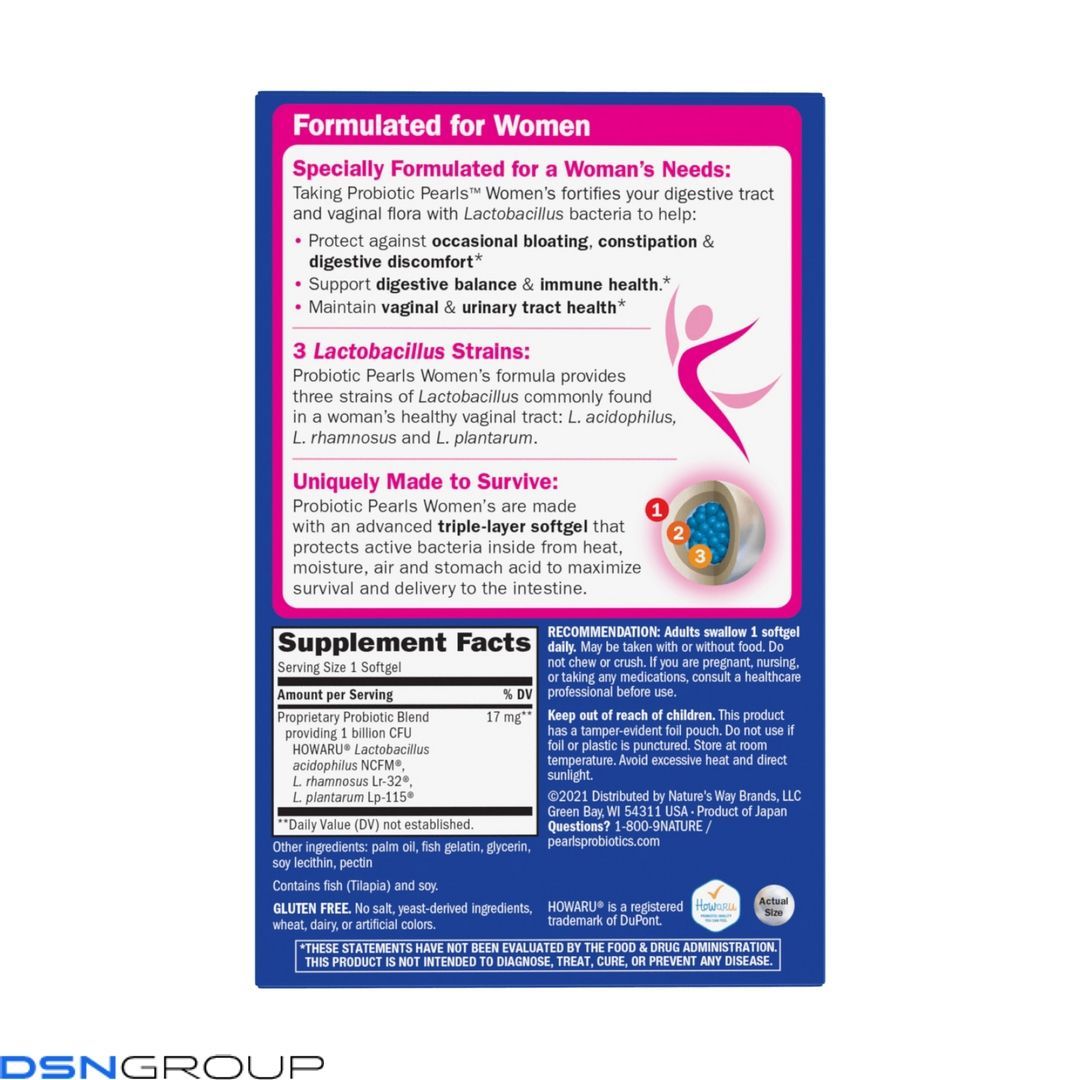 Probiotic Pearls Women's - 30 softgels