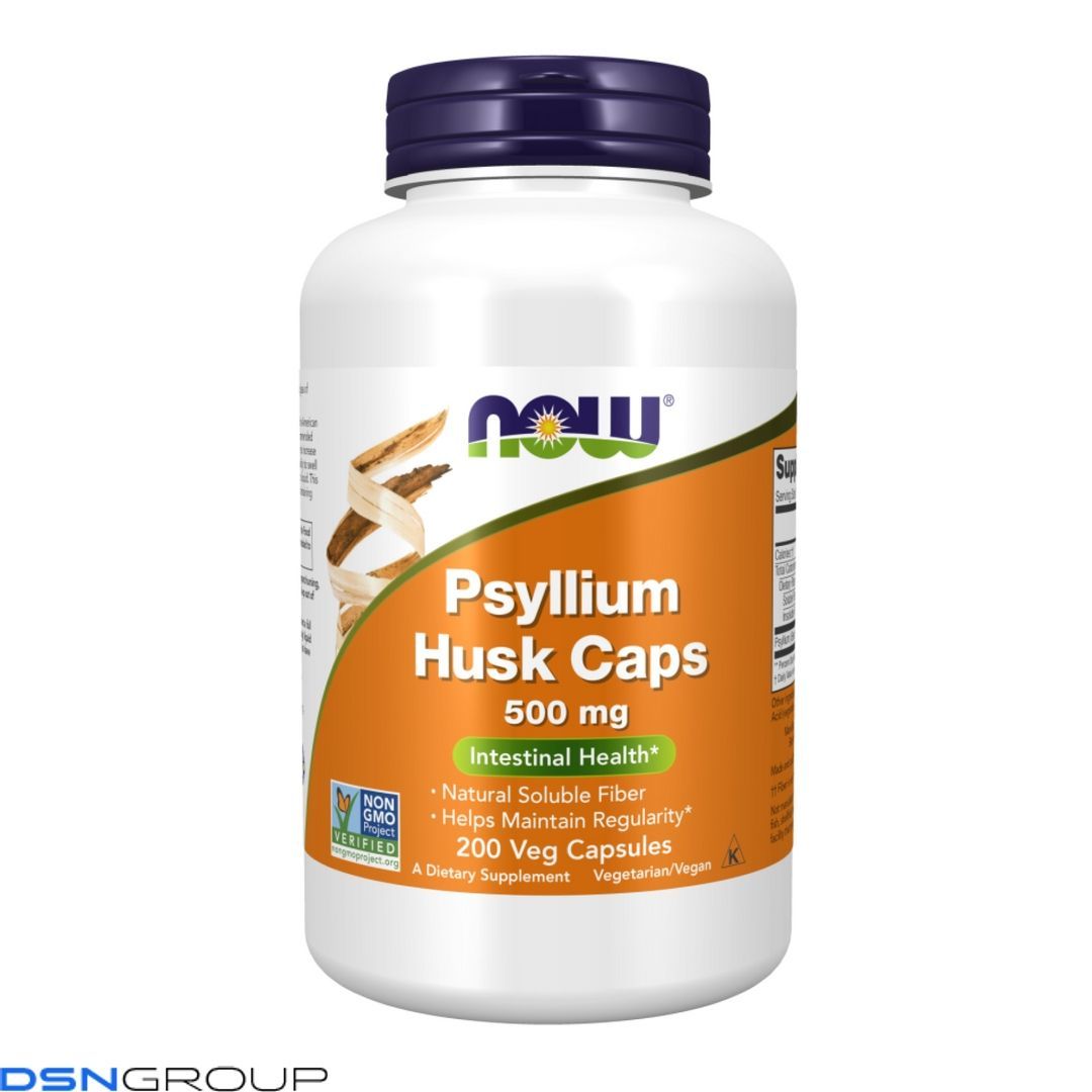 Psyllium Husk Caps 500 mg - 500 vcaps 2023-10-3282 фото Psyllium Husk Caps 500 mg - 500 vcaps