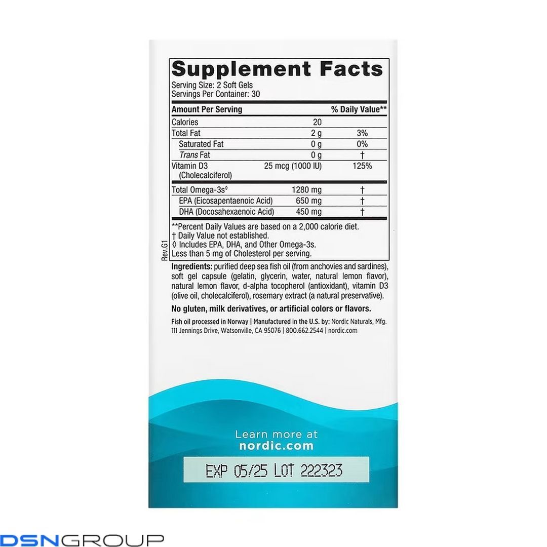 Ultimate Omega-D3 - 60 softgels