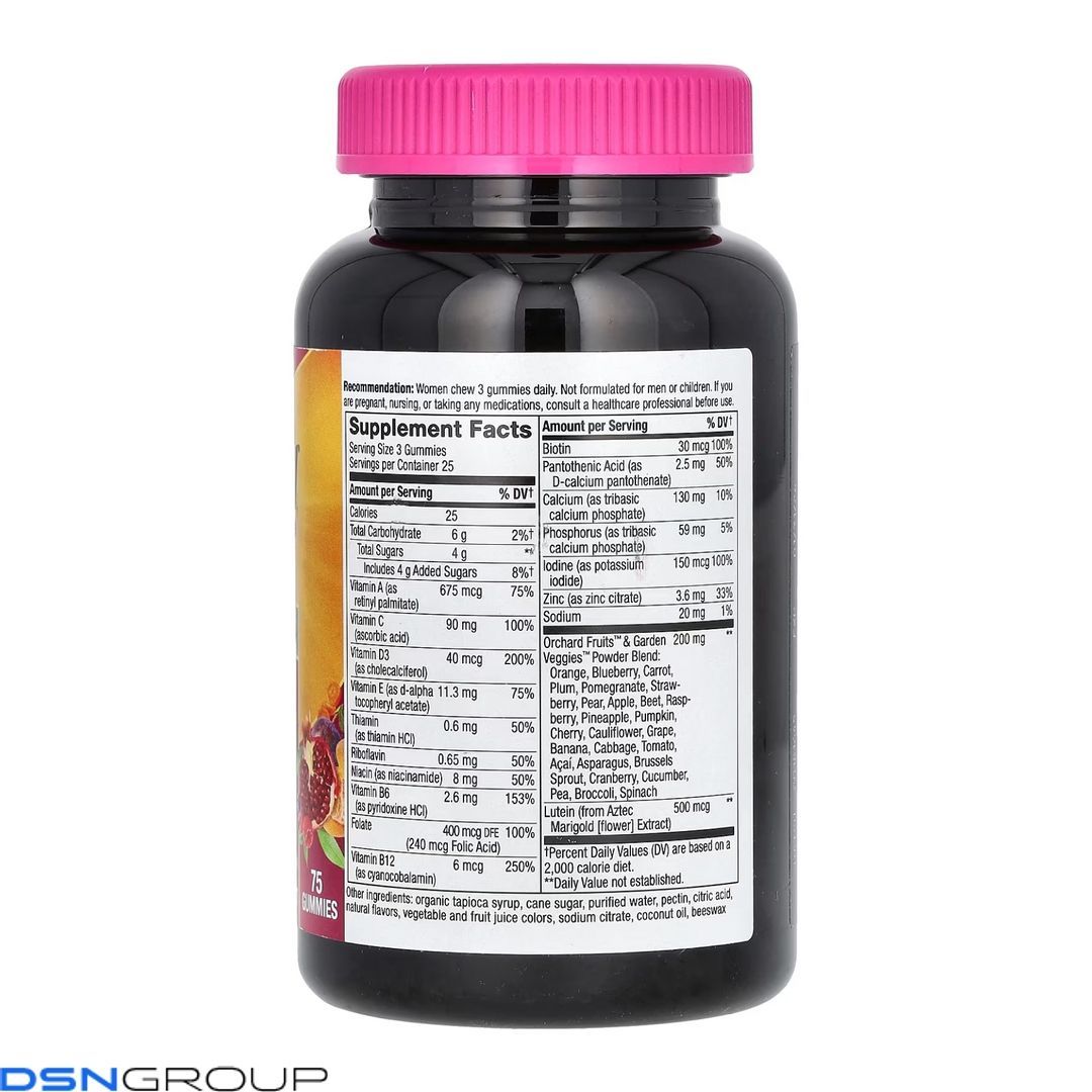 Women's 50+ Premium Multivitamin - 75 gummies