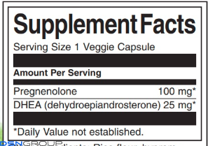 DHEA Pregnenolone Complex - 60veg caps 100-60-9475966-20 фото DHEA Pregnenolone Complex - 60veg caps