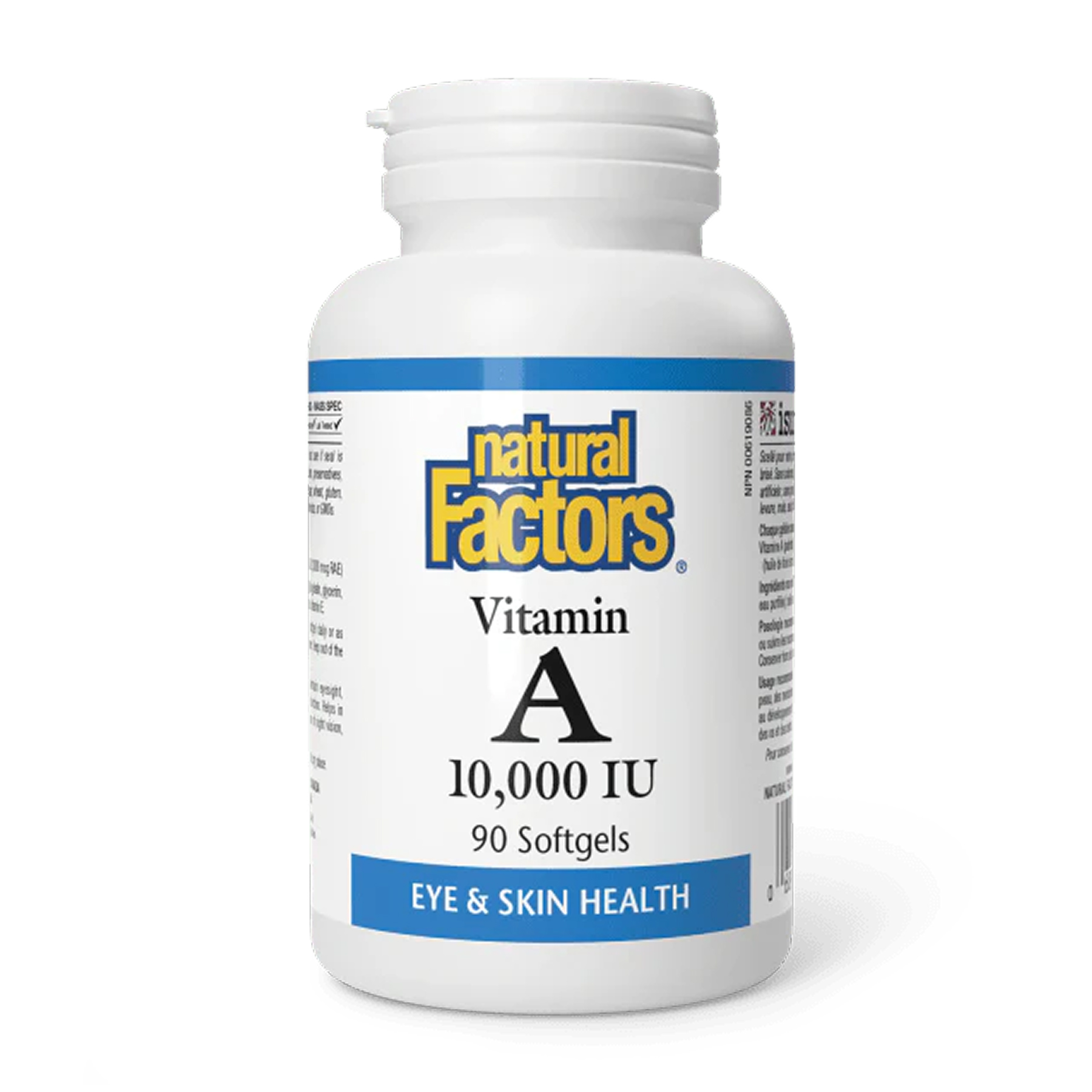 Вітамін A 10000 IU Natural Factors, 90 м’яких капсул
